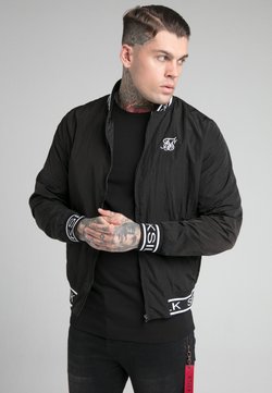 SIKSILK - CRUSHED  JACKET - Giubbotto Bomber - black