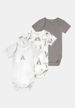 Name it - NBNBODY GIRAFFE 3 PACK UNISEX - Body - alloy