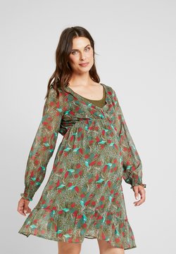 ohma! - NURSING PRINTED CROSSED DRESS - Korte jurk - kakhy