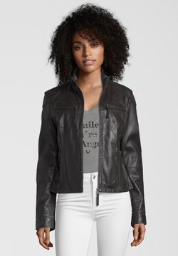 7eleven - EVIANA - Leren jas - dark brown