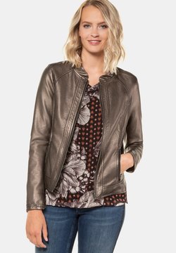 GINA LAURA - Imitatieleren jas - mittelbraun