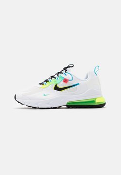Nike Sportswear - AIR MAX 270 REACT - Sneakers laag - white/black/blue fury/volt/flash crimson