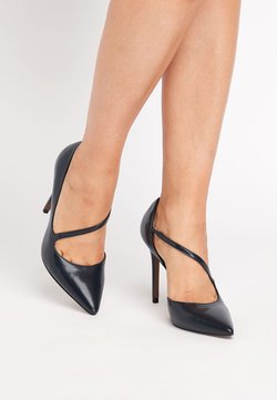 Next - BLACK TWO PART POINT COURT SHOES - Decolleté - blue