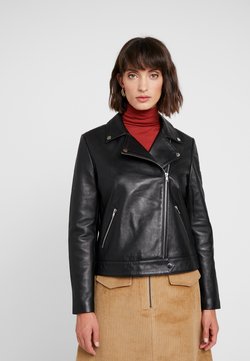 Soaked in Luxury - MAEVE JACKET - Leren jas - black