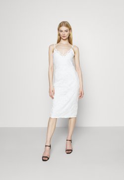 Vila - VISTASIA STRAP DRESS - Cocktailkleid/festliches Kleid - cloud dancer