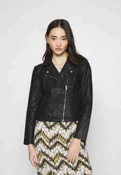 JDY - JDYSIMBA  - Imitatieleren jas - black