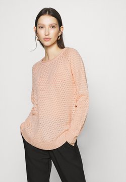 Vero Moda - VMESME SURF O NECK - Strickpullover - sepia rose