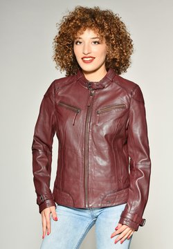 Maze - RYANA - Leren jas - mahagony