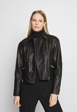 Marc O'Polo - JACKET BIKER STYLE - Leren jas - black