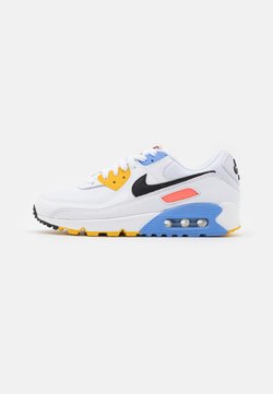 Nike Sportswear - AIR MAX 90 - Sneaker low - white/black/pure platinum/solar flare/atomic pink/royal pulse