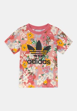 adidas Originals - T-shirt print - trace pink/multicolor/black