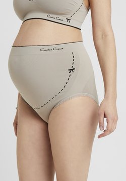 Cache Coeur - MAXI BRIEF OVER BELLY - Slip - beige