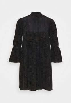 byTiMo - SHINY VINTAGE SHIFT DRESS - Vestito elegante - black