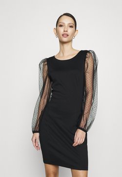 Vila - VISPENSA DRESS - Jerseykleid - black