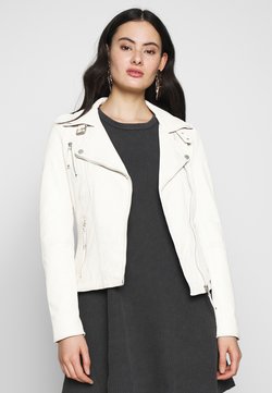 Freaky Nation - BIKER PRINCESS - Leren jas - white