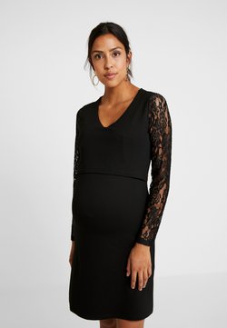 LOVE2WAIT - DRESS PONTE NURSING - Cocktailjurk - black