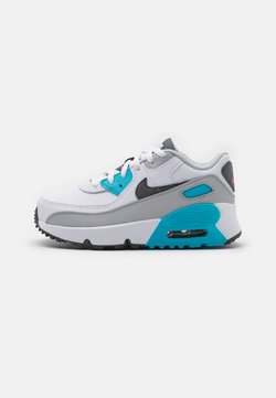Nike Sportswear - AIR MAX 90 UNISEX - Sneakers laag - white/iron grey/chlorine blue