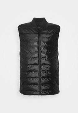 Rains - TREKKER VEST UNISEX - Smanicato - shiny black
