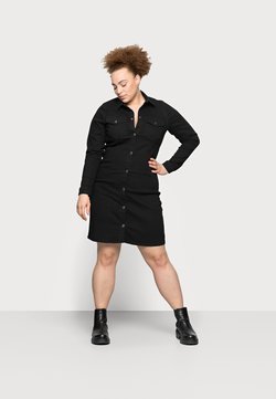 Pieces Curve - PCSILIA DRESS - Korte jurk - black