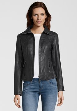 7eleven - GRACE - Leren jas - black