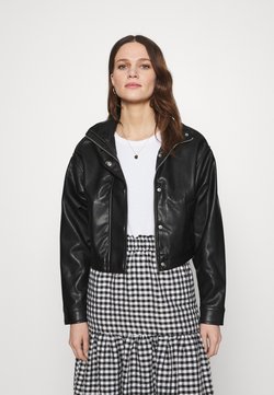 Abercrombie & Fitch - Leren jas - black