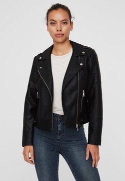 Vero Moda - VMKERRIULTRA  - Imitatieleren jas - black