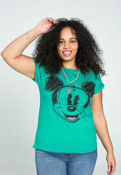 Paprika - MICKY MAUS - T-shirt print - green garden