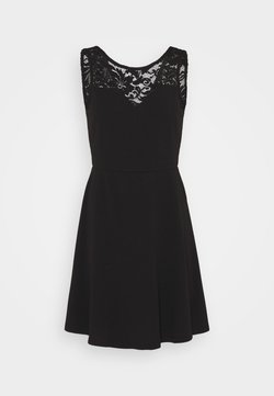 Vero Moda - VMVALENTINA SWEETHEART DRESS - Korte jurk - black