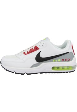 Nike Sportswear - AIR MAX LTD  - Sneakers laag - white-black-light smoke grey-barely volt-university red