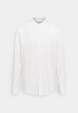 Camicia lino uomo slim fit avvitata collo coreana pistagna coreano manica lunga