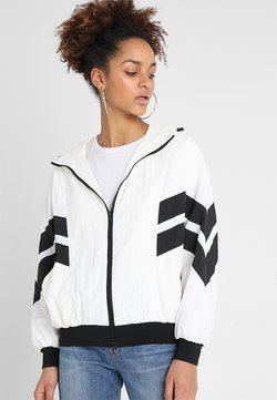 Urban Classics - LADIES BATWING JACKET - Veste coupe-vent - white/black