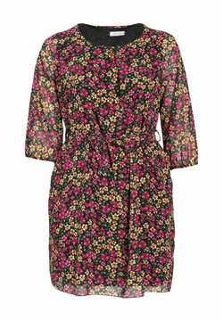 Paprika - MIT BLUMENDRUCK - Korte jurk - fushia