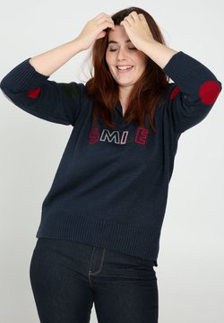 Paprika - SMILE - Sweat à capuche - marine