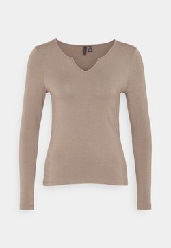 Vero Moda - VMPANDA V NECK  - Maglietta a manica lunga - bungee