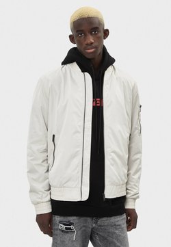 Bershka - Giubbotto Bomber - white