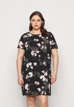 ONLY Carmakoma - CARLUXMAJA DRESS  - Korte jurk - black