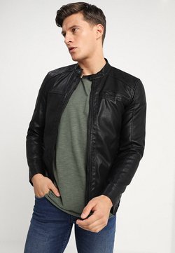 Only & Sons - ONSAL  - Imitatieleren jas - black