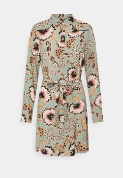 Vero Moda - VMLOLA SHORT DRESS  - Abito a camicia - jadeite