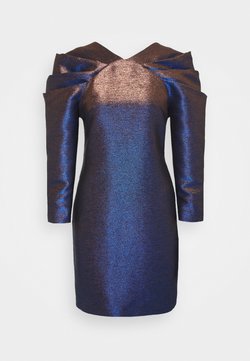 KARL LAGERFELD - IRIDISCENT DRESS - Cocktailkleid/festliches Kleid - dark blue