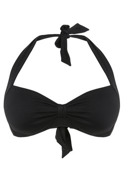 Seafolly - DD CUP HALTER - Bikini pezzo sopra - black
