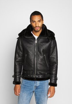 Redefined Rebel - BENTON JACKET - Imitatieleren jas - black
