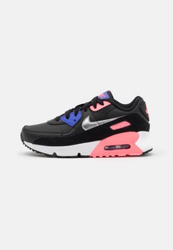Nike Sportswear - AIR MAX 90  - Sneaker low - black/metallic silver/sunset pulse/sapphire