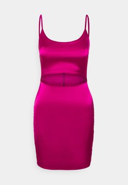 Missguided - CUT OUT BODYCON MINI DRESS - Cocktailkleid/festliches Kleid - pink