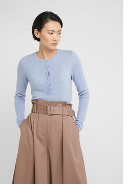 Davida Cashmere - CLASSIC CARDIGAN - Vest - dusty light blue