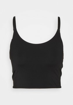 Cotton On Body - STRIKE A POSE YOGA VESTLETTE - Sport-BH mit leichter Stützkraft - black