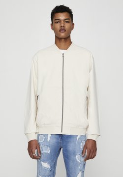 PULL&BEAR - Giubbotto Bomber - white