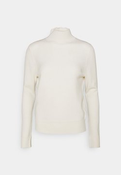 pure cashmere - SIMPLE HIGH NECK - Trui - white