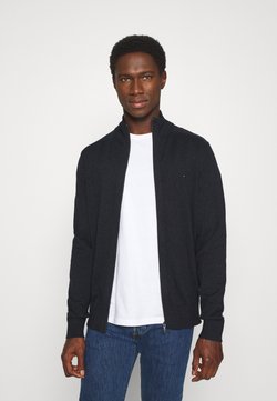 Tommy Hilfiger - PIMA ZIP THROUGH - Vest - black