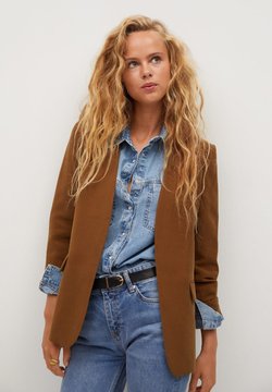 Mango - LOURDES - Blazer - karamell