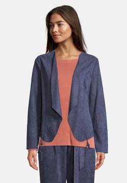 Betty & Co - Imitatieleren jas - navy blue